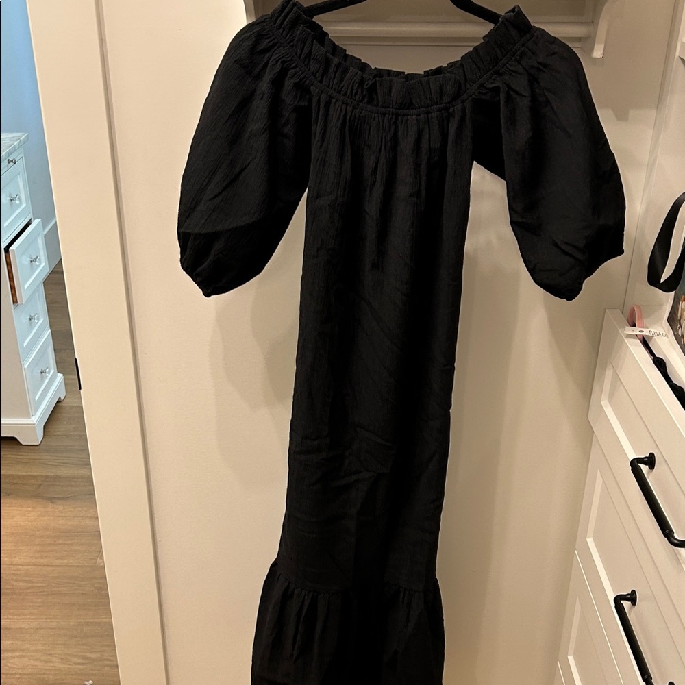 MINKPINK Black Textured Dress